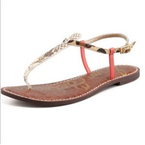 Classic Sam Edelman snake printed Gigi sandal